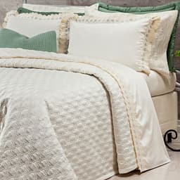 Jogo de Cama Clássico King Size Palha 400 Fios Egípcio 100% Algodão 4 Peças