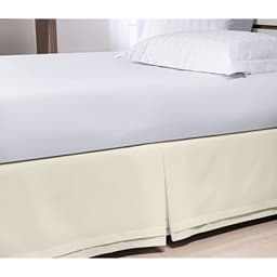 Saia de Box King Size Palha 200 Fios 100% Algodão 1 Peça