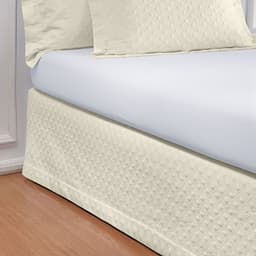 Saia de Box Matelada Glass Queen Size Palha Micro Percal 200 Fios 1 Peça