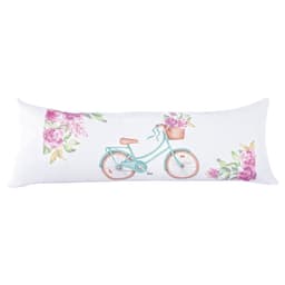Travesseiro de Corpo Xuxão 1,46m x 46cm + Capa de Travesseiro Bicicleta