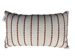 Almofada Jacquard Toulon 30x50 Terracota e Cru