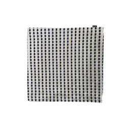 Almofada Toulon II Jacquard Azul Marinho e Cru 45x45 cm
