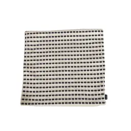 Almofada Toulon II Jacquard Preto e Cru 45x45 cm