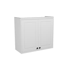 Armário Aéreo Évora 2 Portas Branco Ártico 80 cm