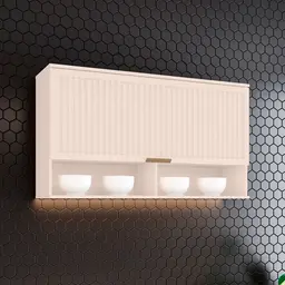 Armário Aéreo Connect 1 Porta Off White