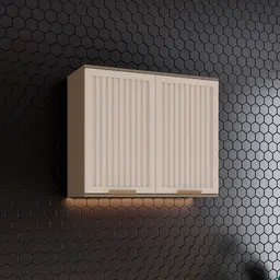 Armário Aéreo Connect 2 Portas Duna e Cristal