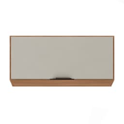 Armário Aéreo Firenze 1 Porta Amêndola e Nude