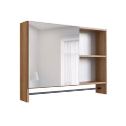 Armário de Banheiro com Espelho Orlie 1 PT Mel