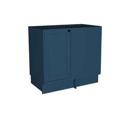 Balcão de Canto sem Tampo Évora 1 Porta Azul Orion