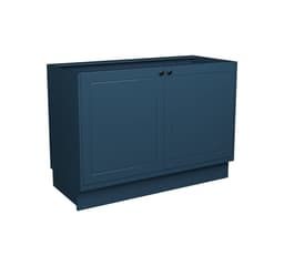 Balcão de Cozinha sem Tampo Évora 2 Portas Azul Orion 120 cm