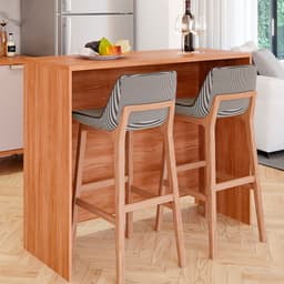 Bancada Ilha Domus 100% MDF Cinamomo 125 cm