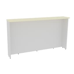 Bancada Manhattan Branco Ártico e Cinza Argila 120 cm
