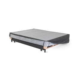 Base para Cama Box Queen Doppio Letto com 2 Aberturas Mescla Chumbo