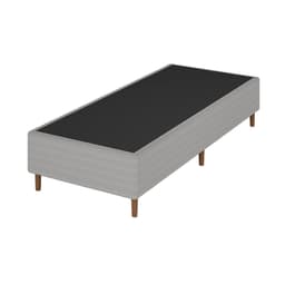 Base para Cama Box Solteiro Maxi Athos (38x88x188) Cinza