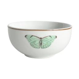 Bowl Pequenos Voadores Borboleta Branco e Verde