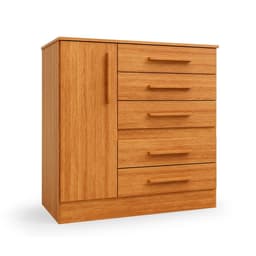 Cômoda Advantage 1 Porta 5 Gavetas Freijó