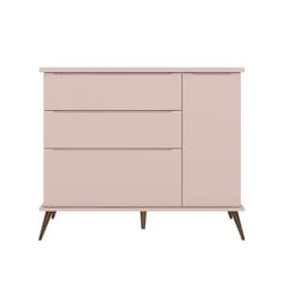 Cômoda Infantil Melinda 1 PT 3 GV Rosê