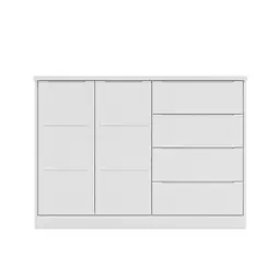 Cômoda Infantil Pérola 2 PT 4 GV Branca