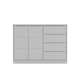 Cômoda Infantil Pérola 2 PT 4 GV Cinza