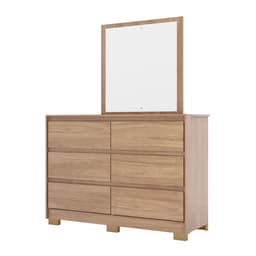 Cômoda Ravenna com Espelho 6 Gavetas Jequitibá