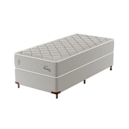 Cama Box com Colchão Solteirão Master Hotel Molejo Superlastic (67x96x203) Bege