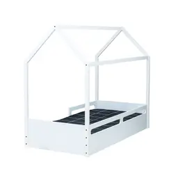 Cama Infantil Montessoriana Casinha Tivoli Branca