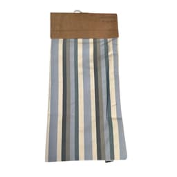 Capa de Almofada Infantil Jacquard Azul e Branca II 45x45 cm