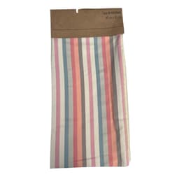 Capa de Almofada Infantil Jacquard Rosa e Branca II 45x45 cm