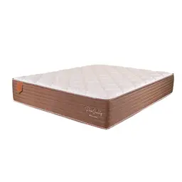 Colchão Casal Pro Quality C Mola Ensacada (32x138x188) Marrom e Bege