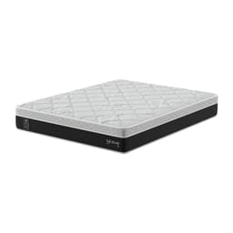 Colchão King Sofisticato Molas Ensacadas (28x193x203) Grafite e Branco