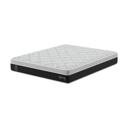 Colchão Queen Sofisticato Molas Ensacadas (28x158x198) Grafite e Branco