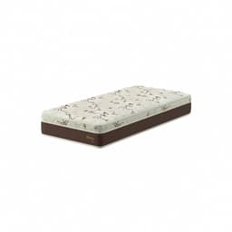 Colchão Solteiro Hórus Molas Ensacadas (26x88x188) Bege e Marrom