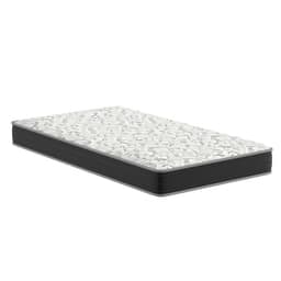 Colchão Solteiro King Hortensia D33 (20x108x198) Preto e Branco