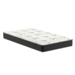 Colchão Solteiro King Jade D28 (20x108x198) Preto e Branco