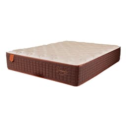 Colchão Viúva Diamante Mola Ensacada (30x128x188) Bege e Marrom