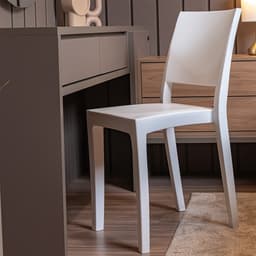 Conjunto de Cadeiras de Plástico Hydra Branca