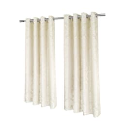 Cortina com Ilhós Versailles 340X230 Natural