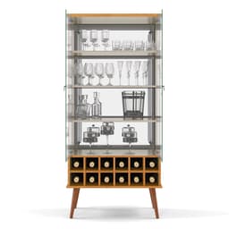 Cristaleira Estela 2 PT Cinamomo e Off White