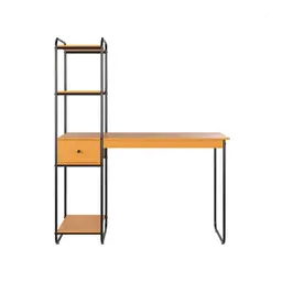 Escrivaninha com Estante Criare 1 GV Nature e Preto