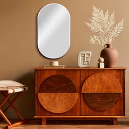 Espelho Decorativo Capsula Jasmin 40X70 cm Prata