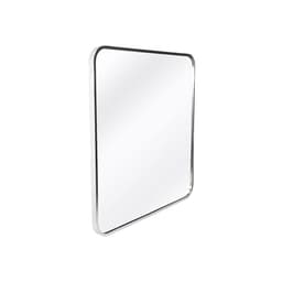 Espelho Decorativo Quadrado Jasmin 60X60 cm Prata