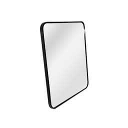 Espelho Decorativo Quadrado Jasmin 60X60 cm Preto
