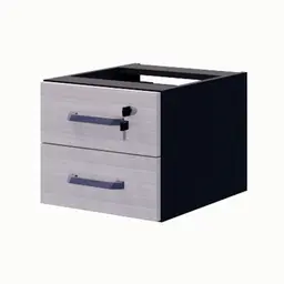 Gaveteiro Suspenso Yaris 2 GV Carvalho Berlin e Preto