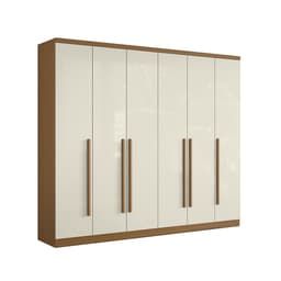 Guarda-Roupa Casal Canadá 6 Portas 8 Gavetas Atacama e Off White