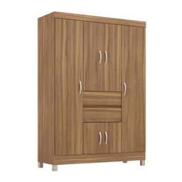 Guarda-Roupa Casal Ecom 6 Portas 2 Gavetas Amêndola