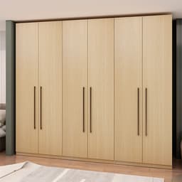 Guarda-Roupa Casal Infinity 6 Portas 3 Gavetas Savana