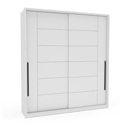 Guarda-Roupa Casal Lisboa 2 Portas 2 Gavetas Branco