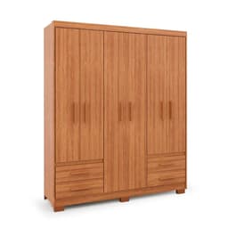 Guarda-Roupa Casal Primacy 6 Portas 4 Gavetas Freijó