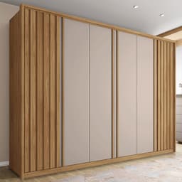 Guarda-Roupa Casal Sevilha 6 Portas 6 Gavetas Buriti e Fendi