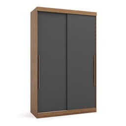 Guarda-Roupa Modulado Gênova 2 Portas 2 Gavetas Ypê Wood e Grafite